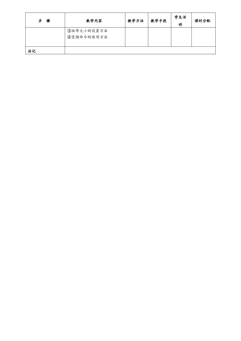 Photoshop-单元教学设计模块5_第3页