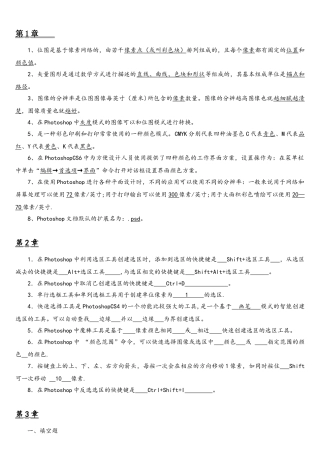 Photoshop-CS6平面设计实用课后习题答案