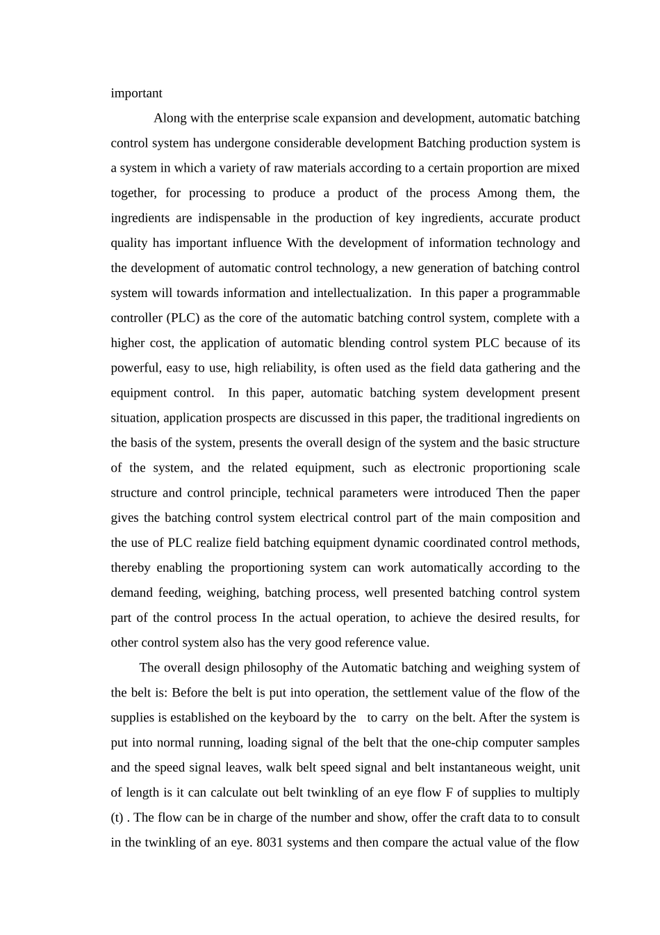 PLC-自动配料系统外文资料_第3页