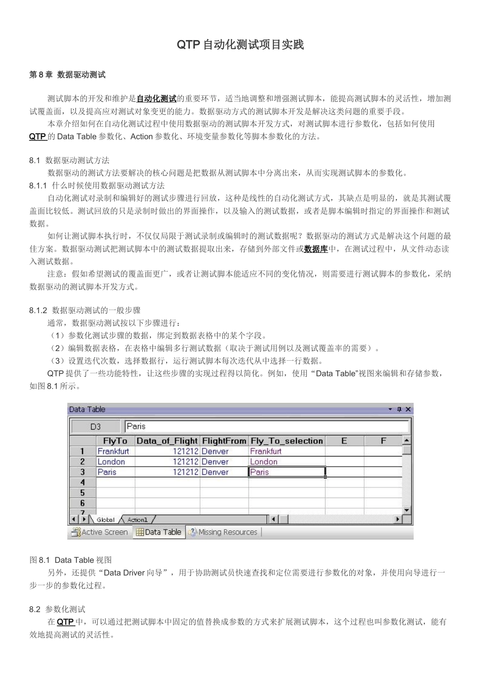 QTP自动化测试项目实践_第1页