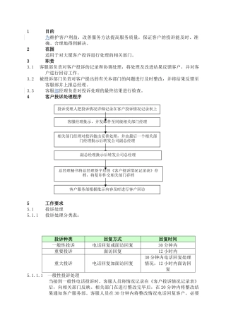 RKKFWJ011客户投诉处理程序