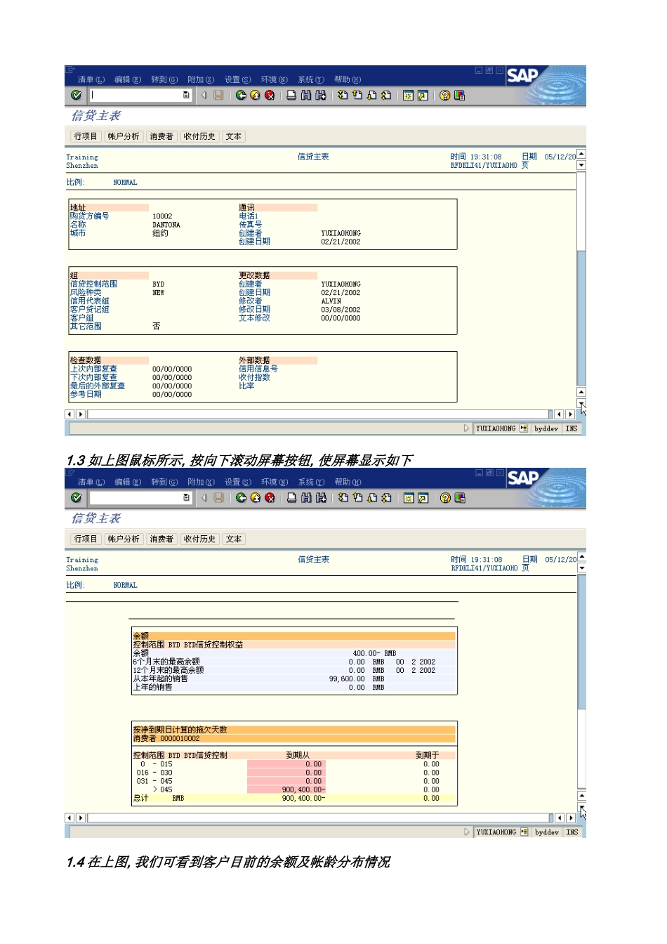 sapBPPSD07客户信用超限解锁_第3页