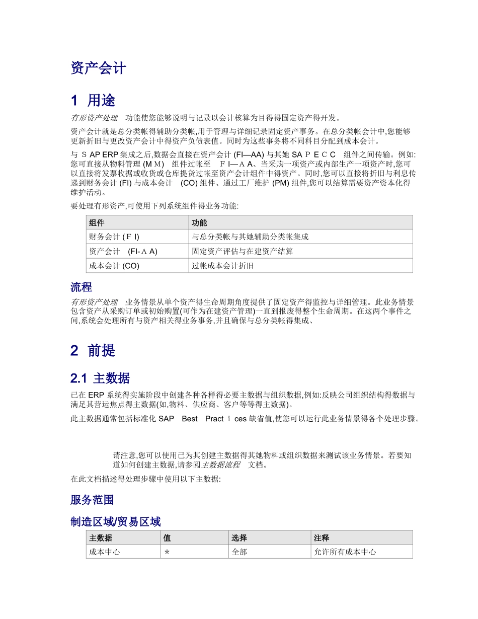 SAP固定资产操作手册_第3页