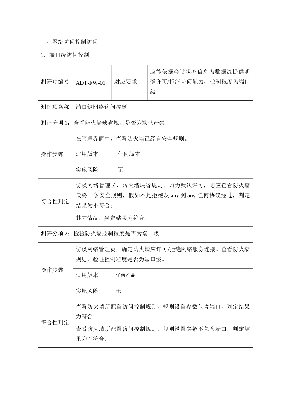 SGISLOPSA防火墙等级保护测评作业指导说明书_第3页