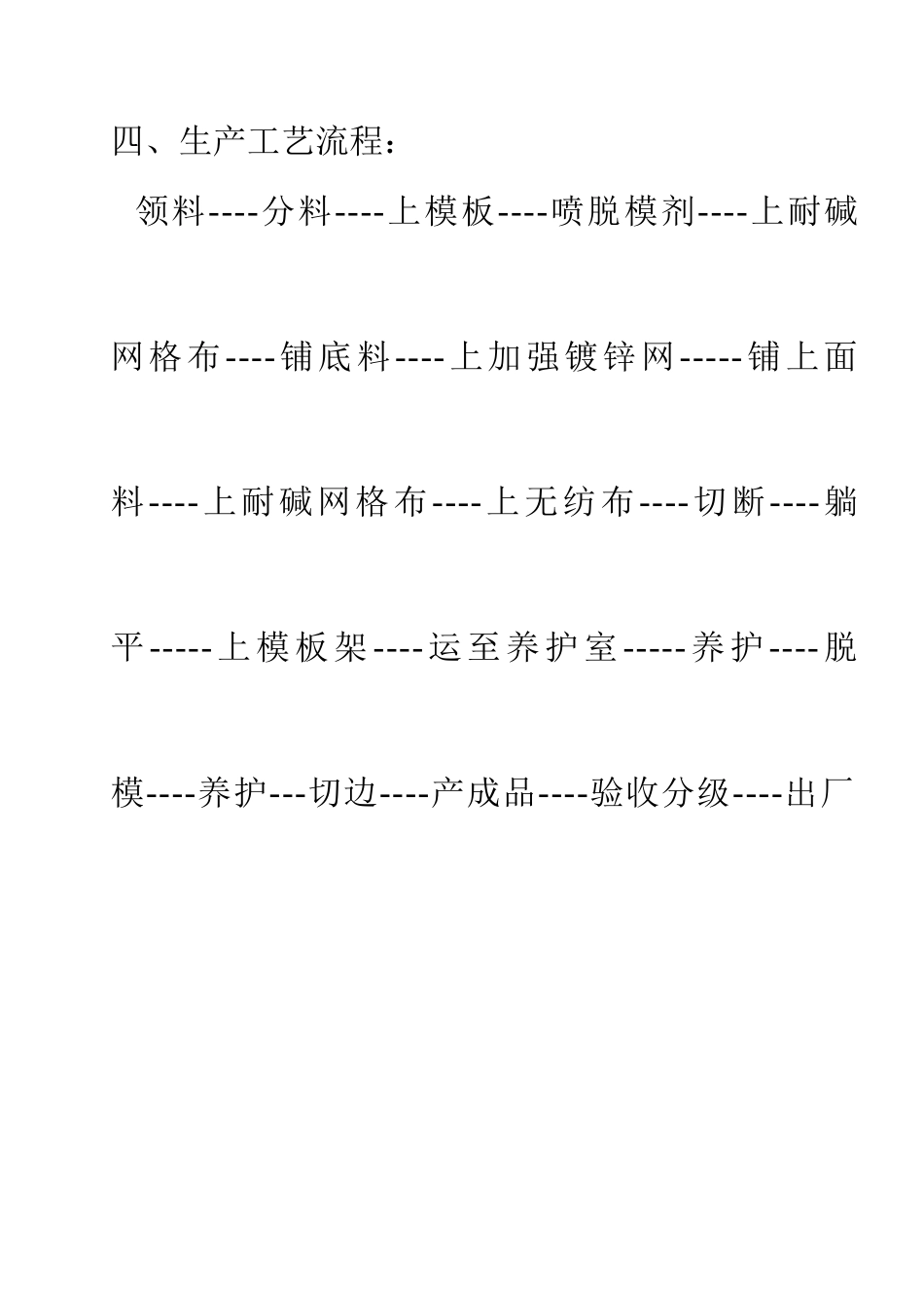 TD防脱落外墙保温一体板工艺流程_第1页