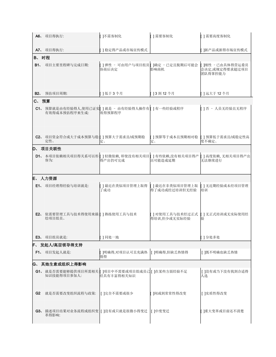 Tool 9-项目风险评估表_第2页