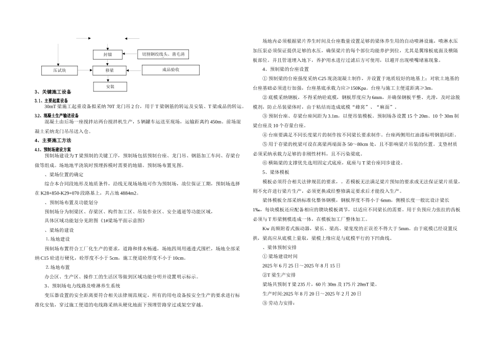 T梁预制首件方案_第2页