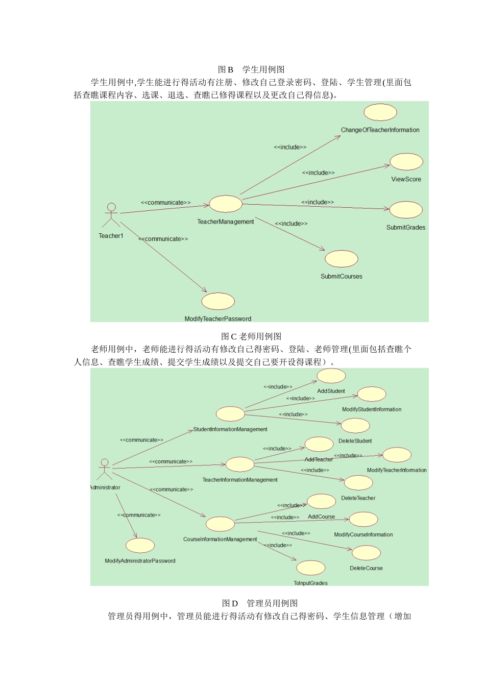 UML网上学生选课系统程序设计_第3页