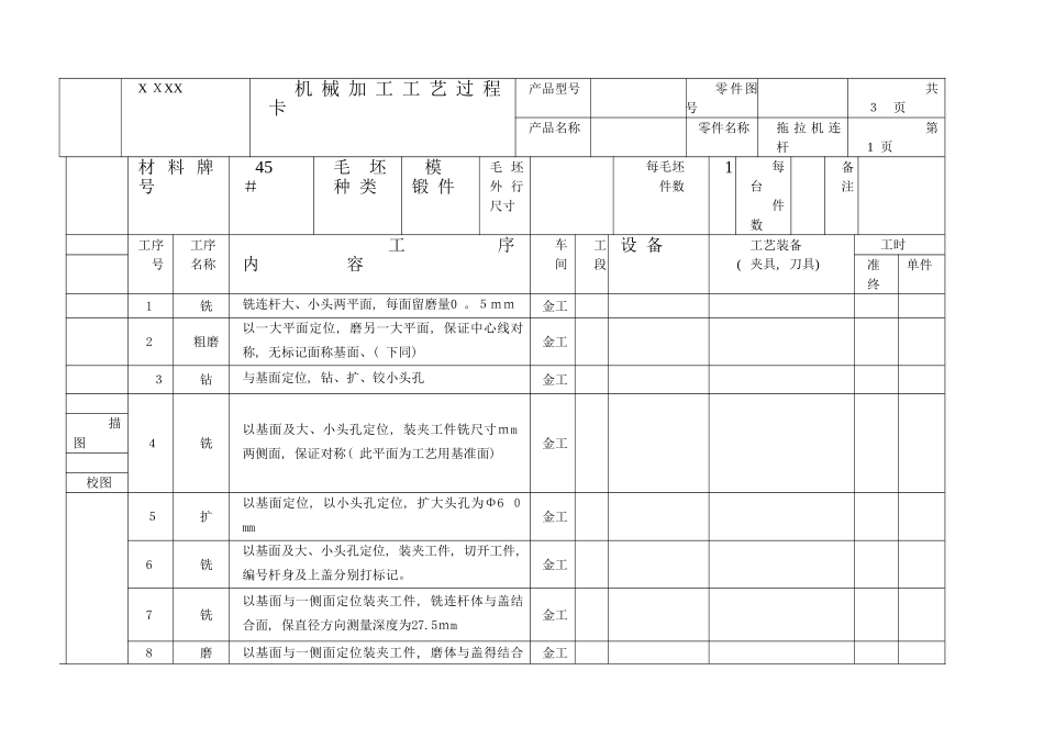WORD格式工艺工序卡_第2页
