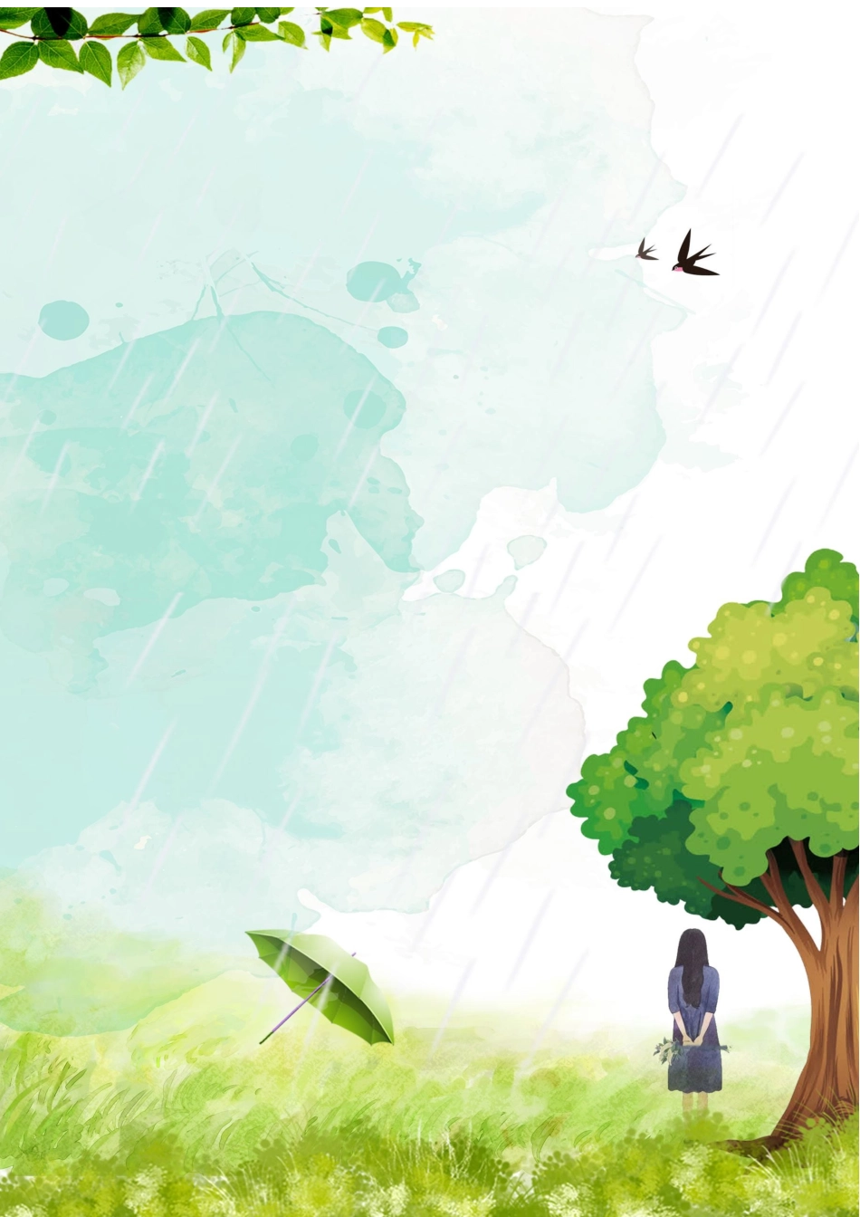 word格式模板：唯美绿色中国风卡通信纸-word信纸_第1页