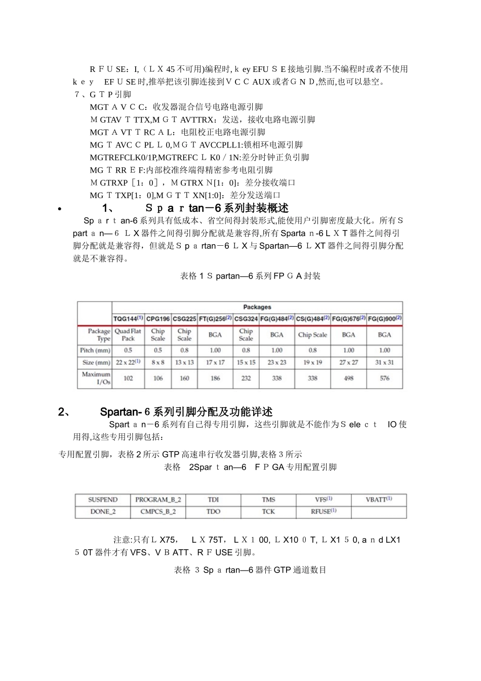 Xilinx FPGA 引脚功能详细介绍_第3页