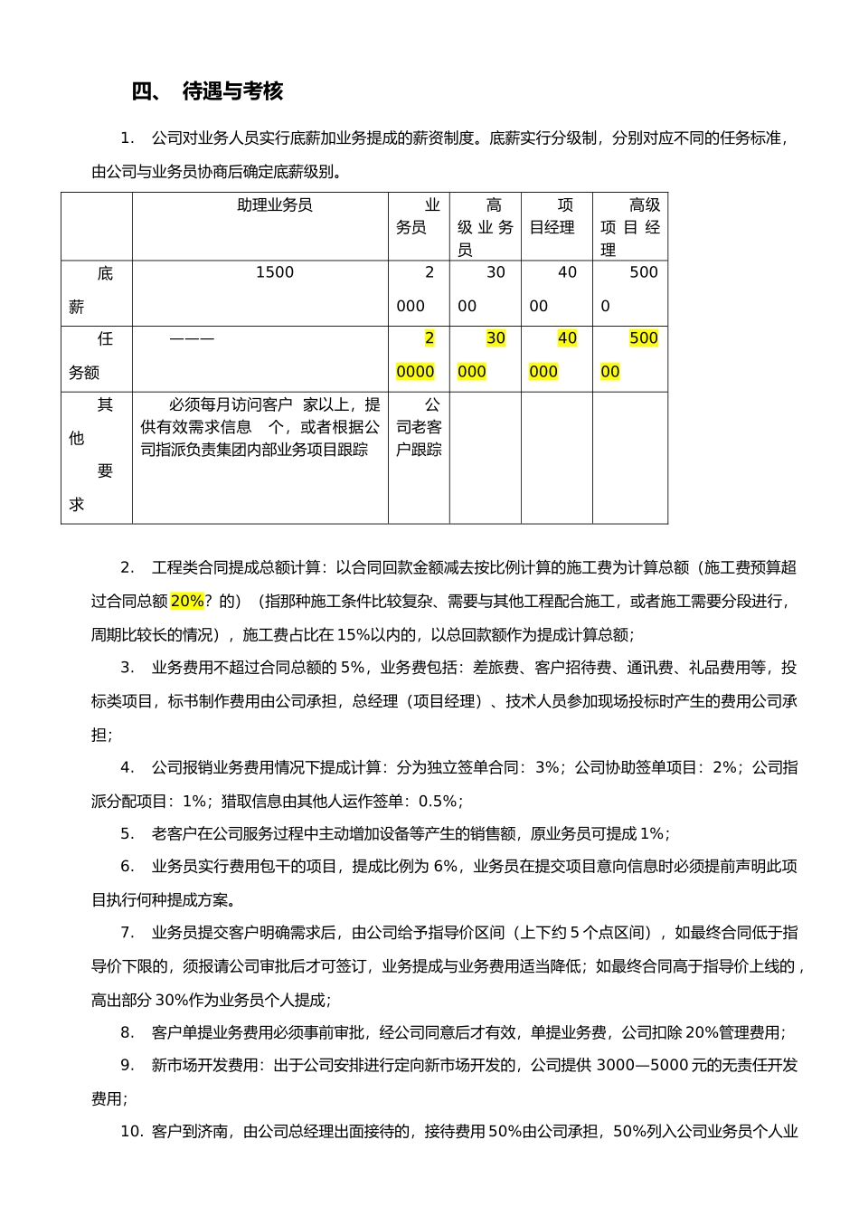 XX公司业务管理制度_第2页