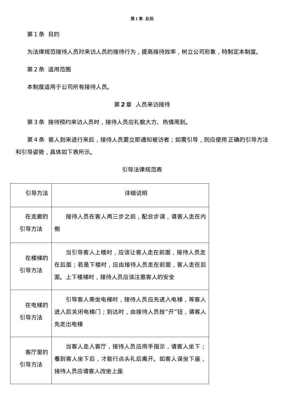 XX来访人员接待管理制度_第1页