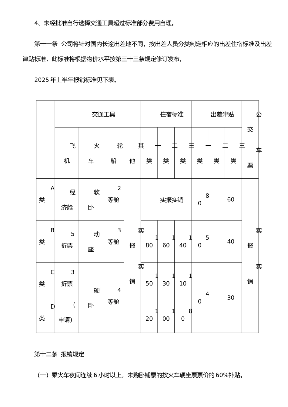 XX电气设备公司费用报销管理制度_第3页