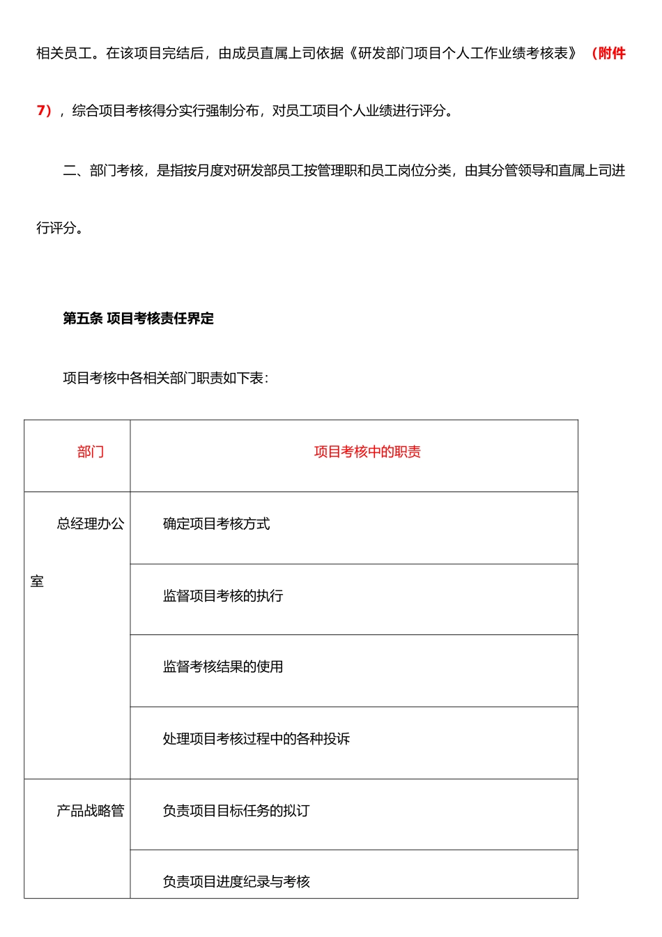 XX科技有限公司研发部绩效考核制度_第3页