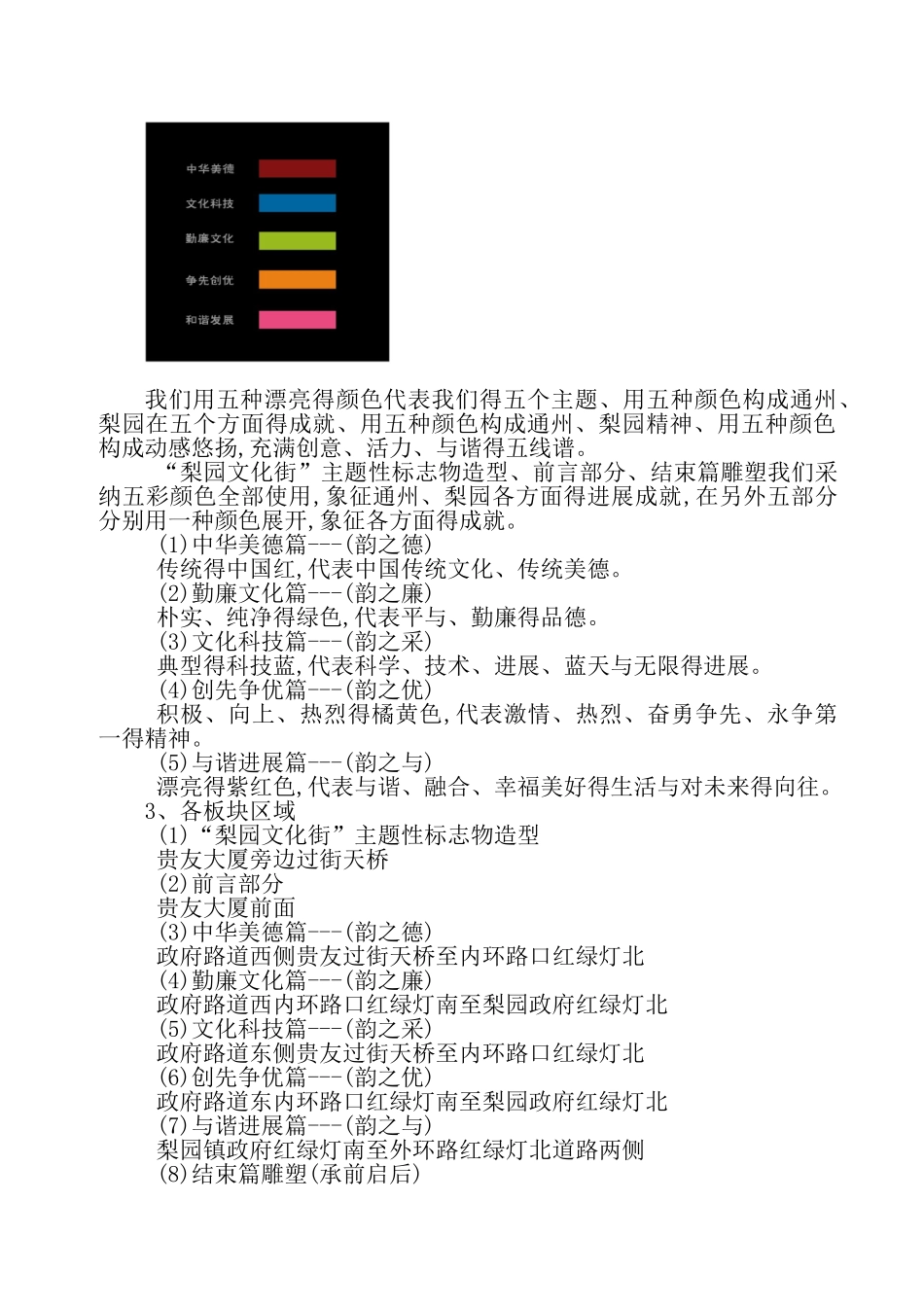 “文化街”建设规划设计方案 设计方案 建设方案_第3页