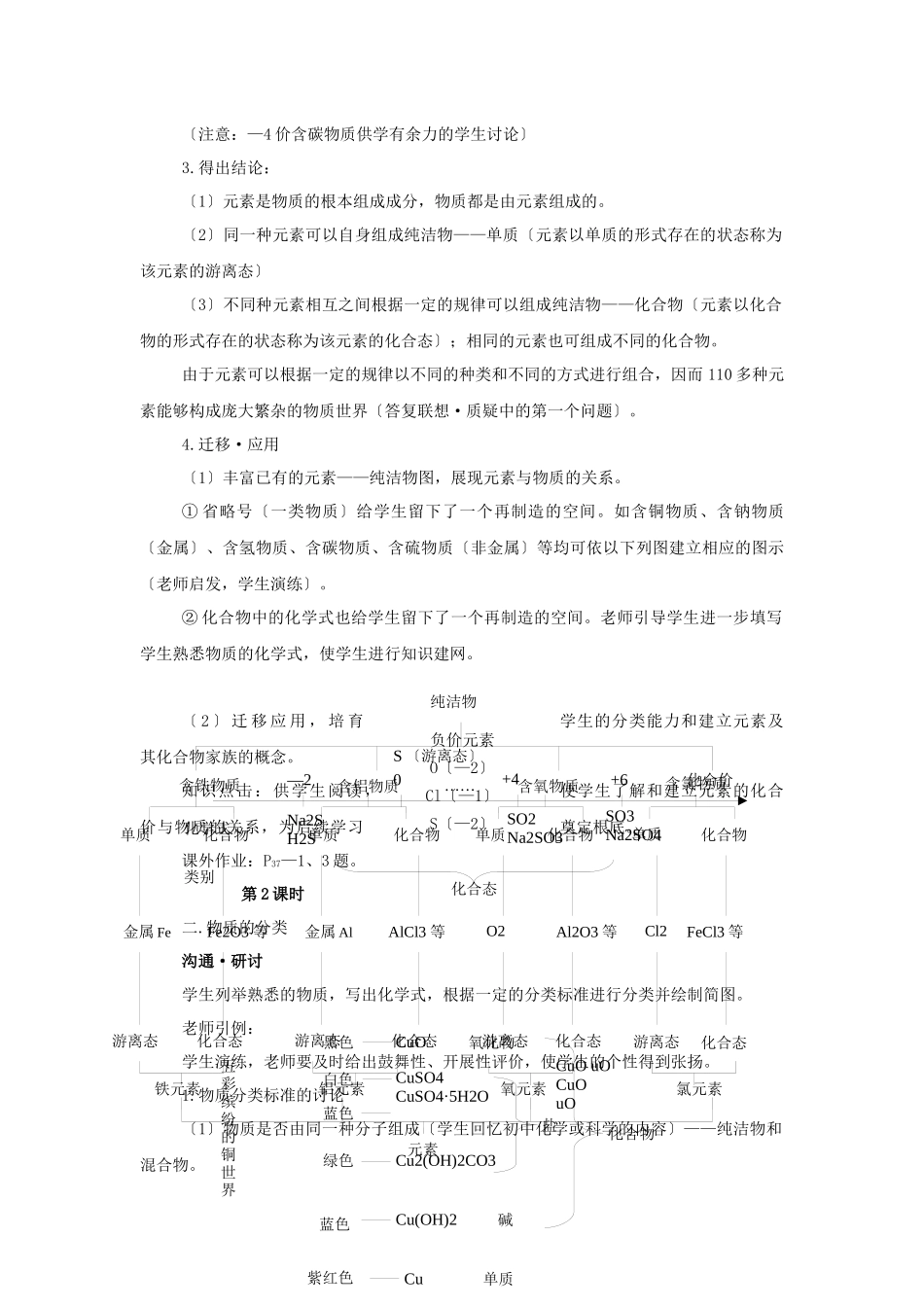 《元素与物质的分类》教案8_第3页