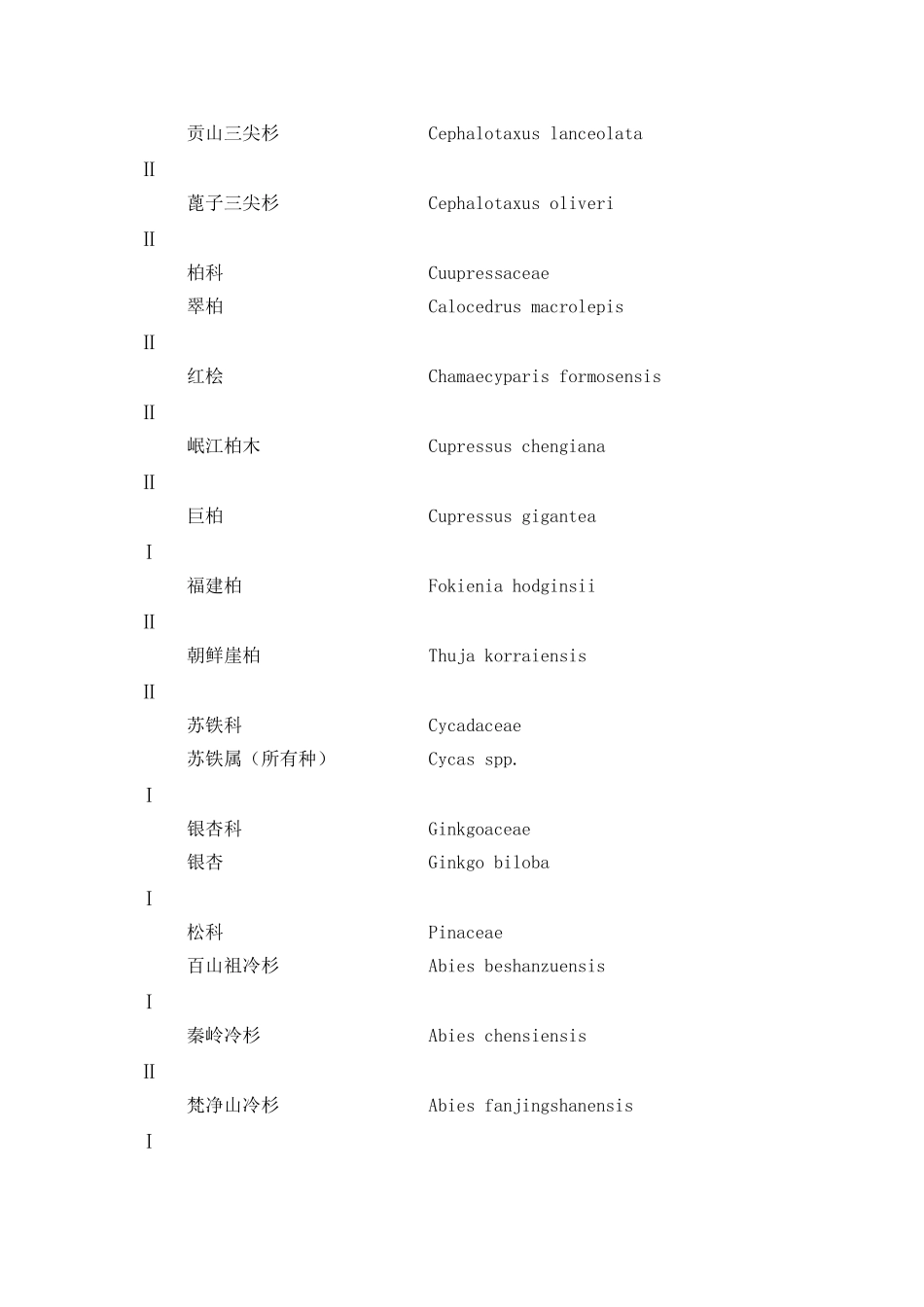 《国家重点保护野生植物名录》_第3页