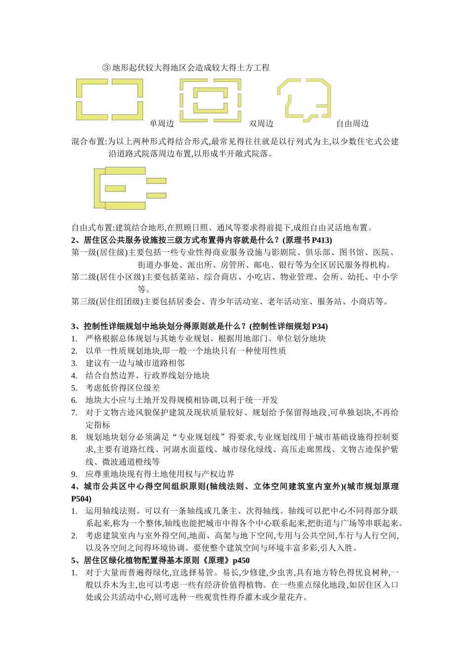 《城市规划原理》考试重点_第3页
