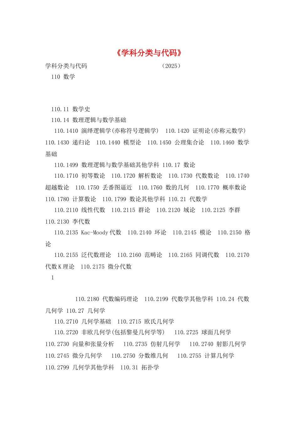 《学科分类与代码》_第1页