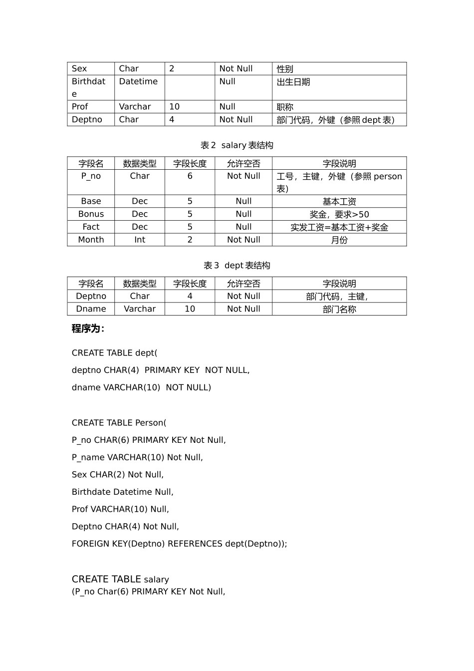 《数据库原理》上机实验报告_第3页