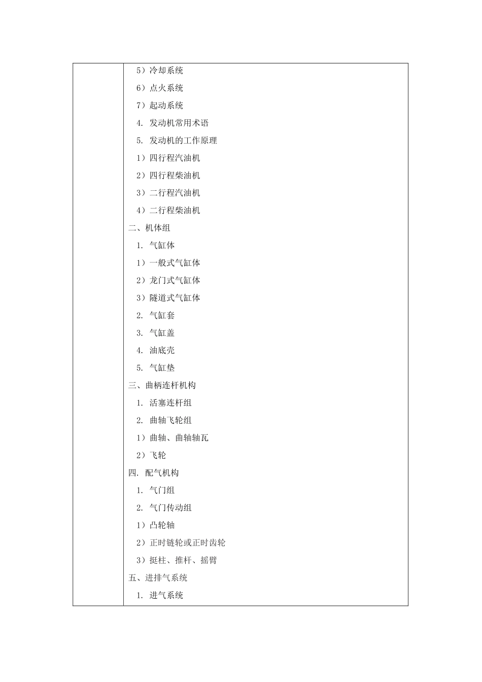 《汽车构造》教案电子教案完整版授课教案整本书教案电子讲义_第2页