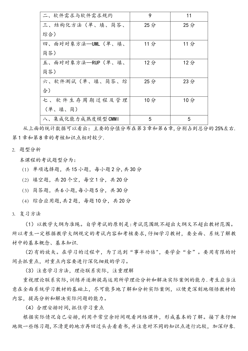 《软件工程》自考02333-重点难点汇集_第2页