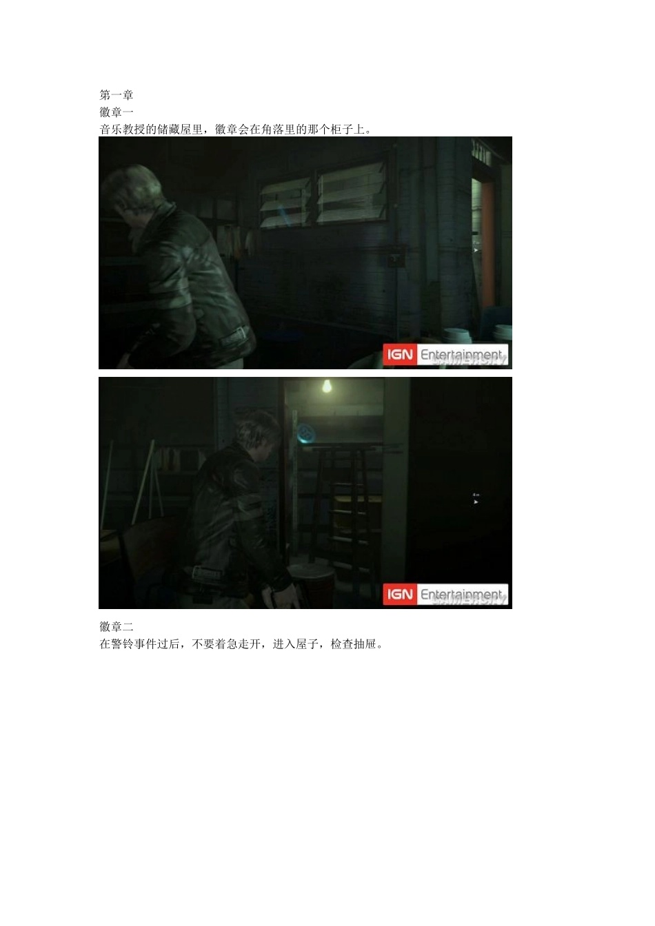 《生化危机6》游戏全角色20枚毒蛇徽章收集图文攻略_第2页