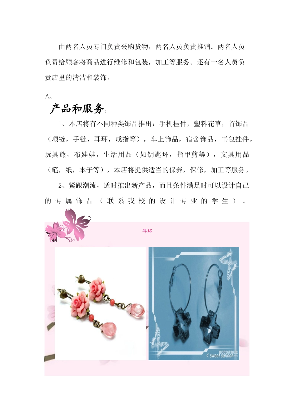 饰品店大学生创业计划书_第3页