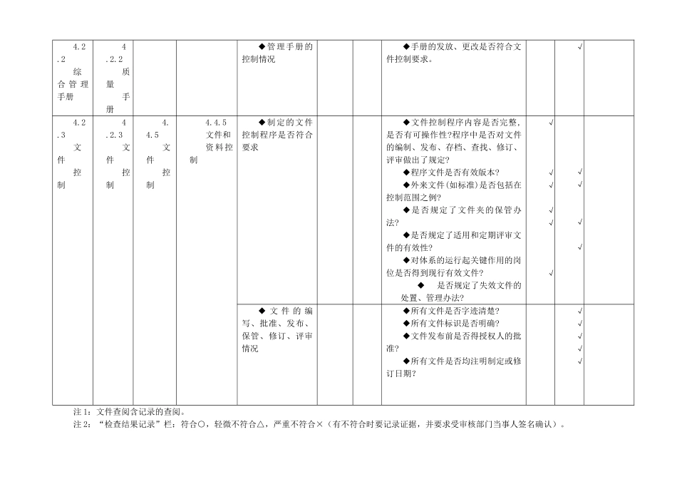 三标一体化管理体系内审表_第3页