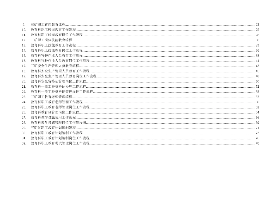 三矿教育科工作流程汇编责任-培训管理员_第2页