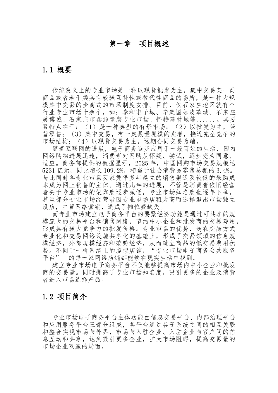 专业市场电子商务平台项目方案_第2页