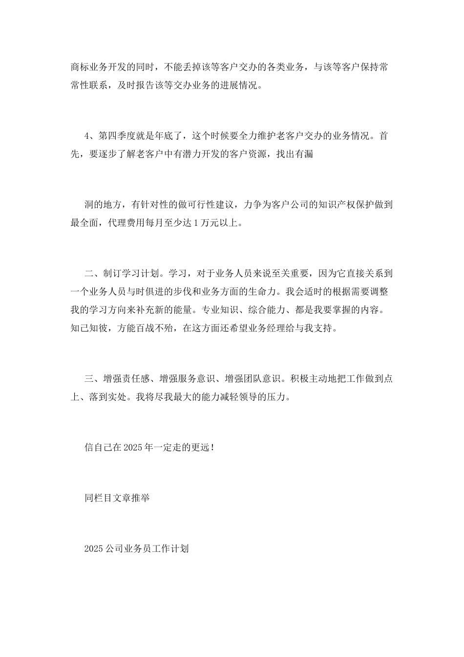 业务员工作计划范文_第2页