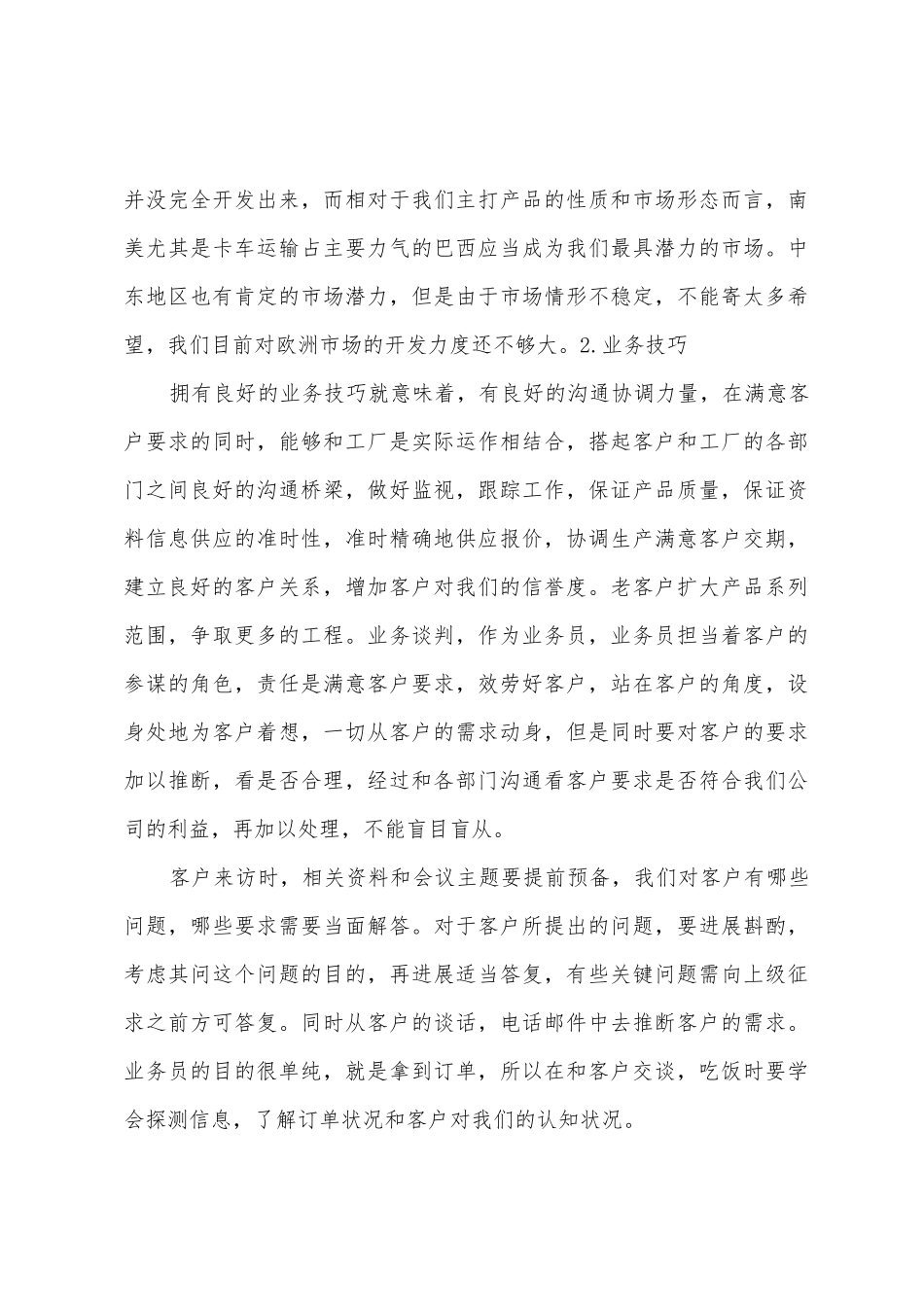 业务员年工作总结格式_第3页