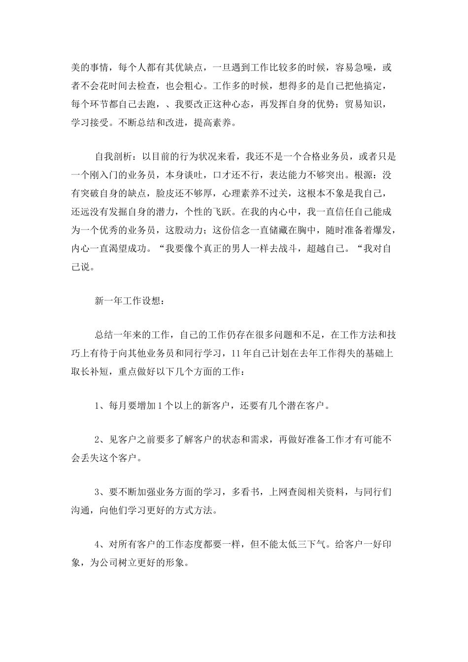 业务经理个人年度总结范文_第2页