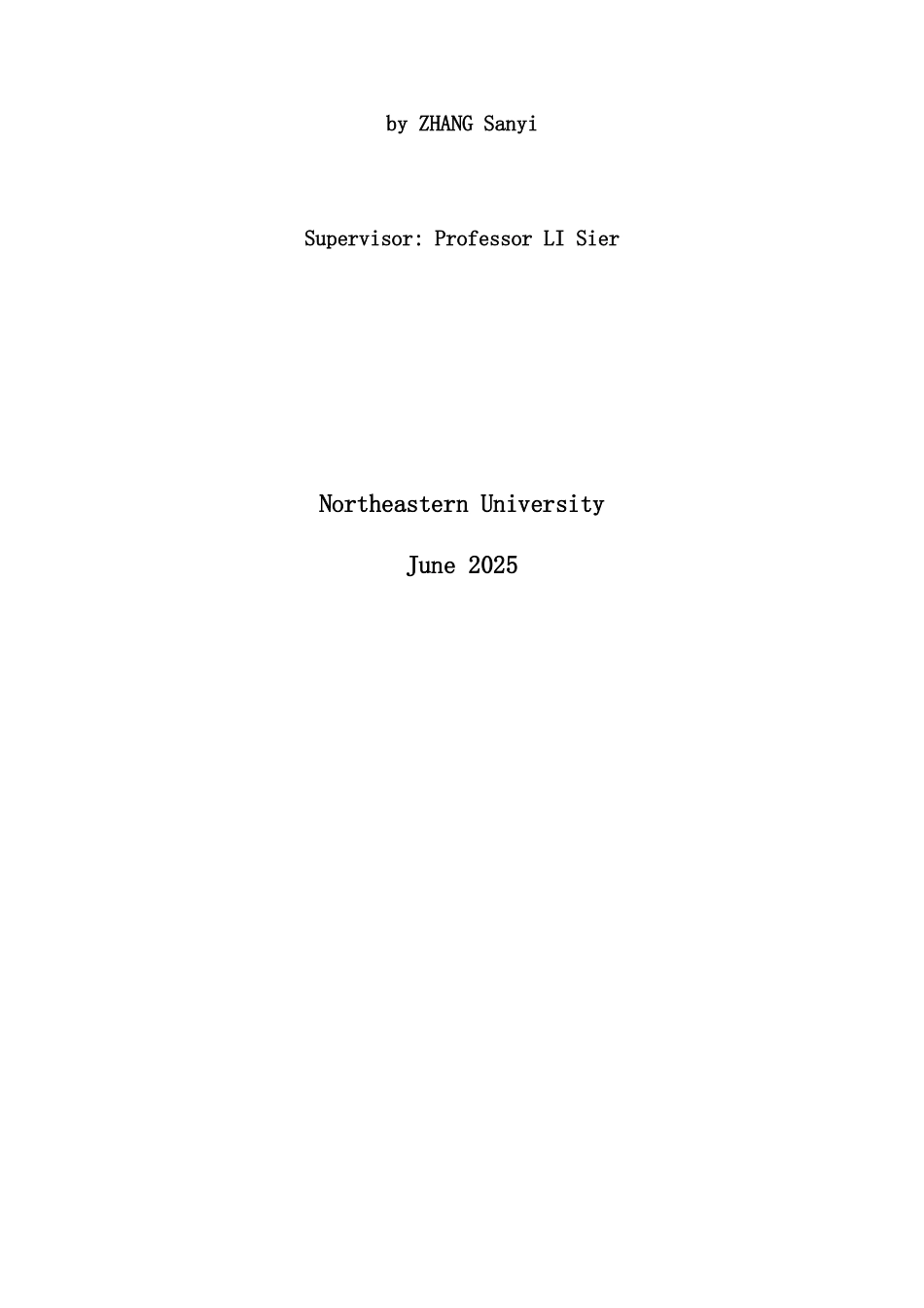 东北大学计算机科学与技术专业本科毕业设计示例_第3页