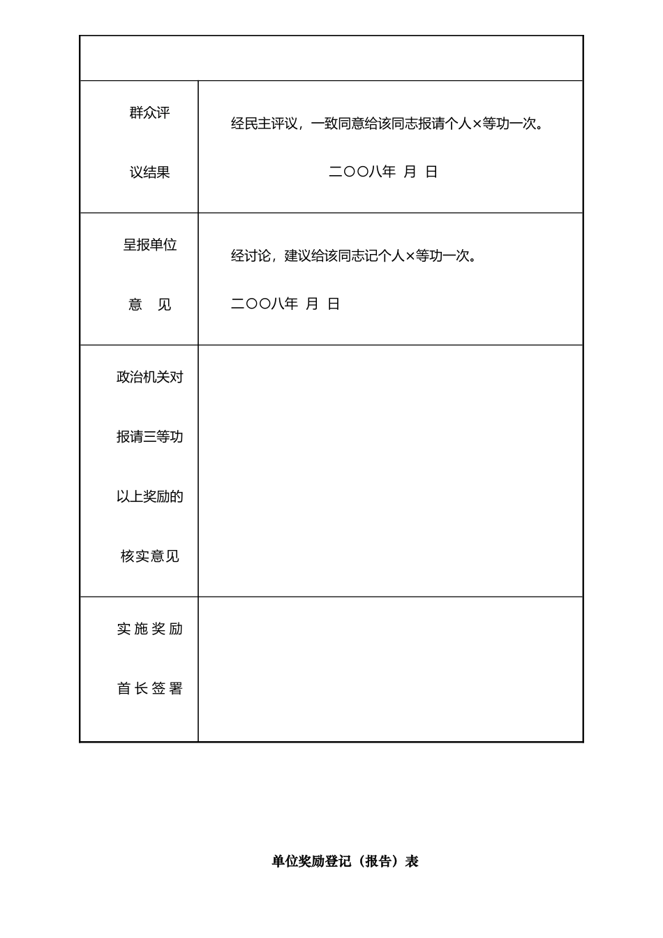 个人奖励登记表_第3页