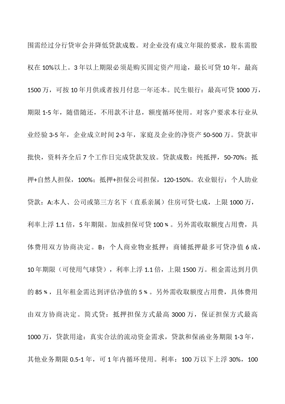 个人经营性贷款_第3页