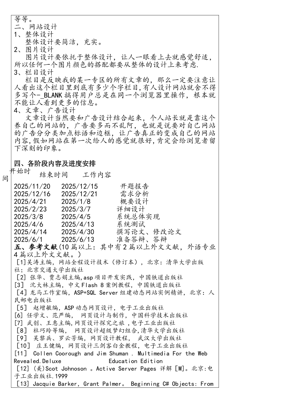 个人网站的设计与实现-开题报告_第2页