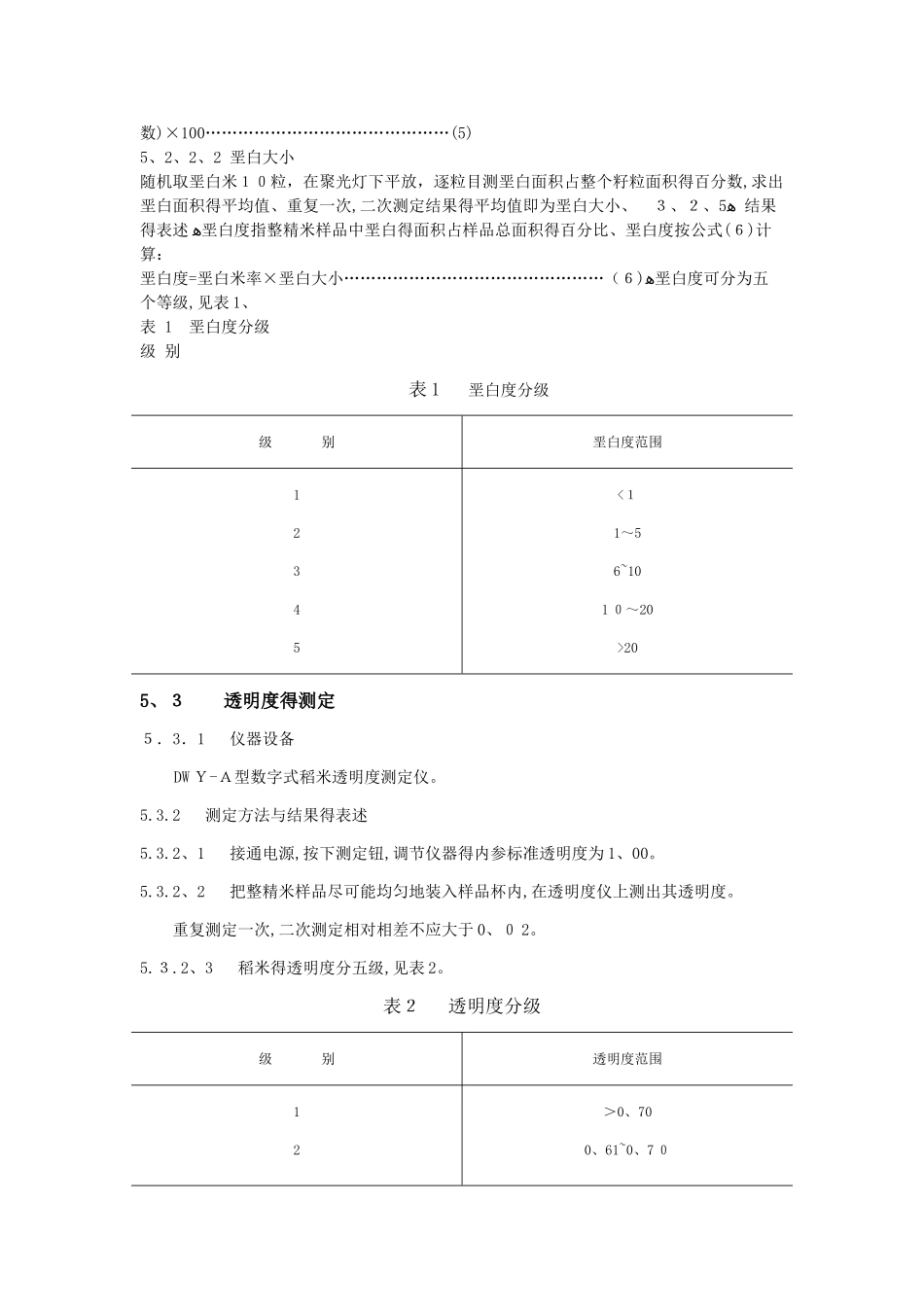 中华人民共和国农业部部标准米质测定方法_第3页