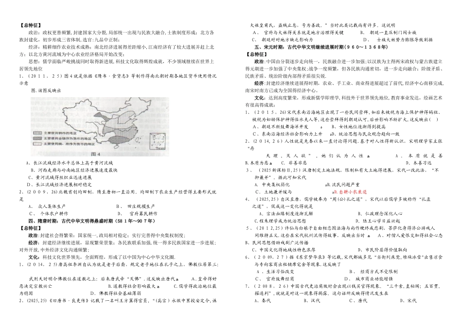 中国古代史整理版_第2页