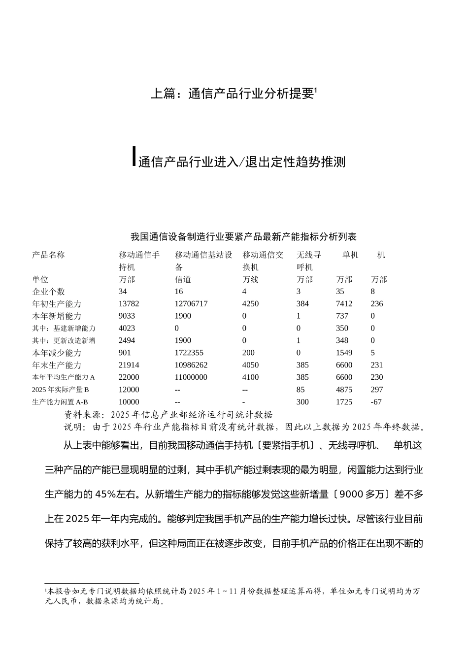 中国通信行业年度市场分析报告_第3页