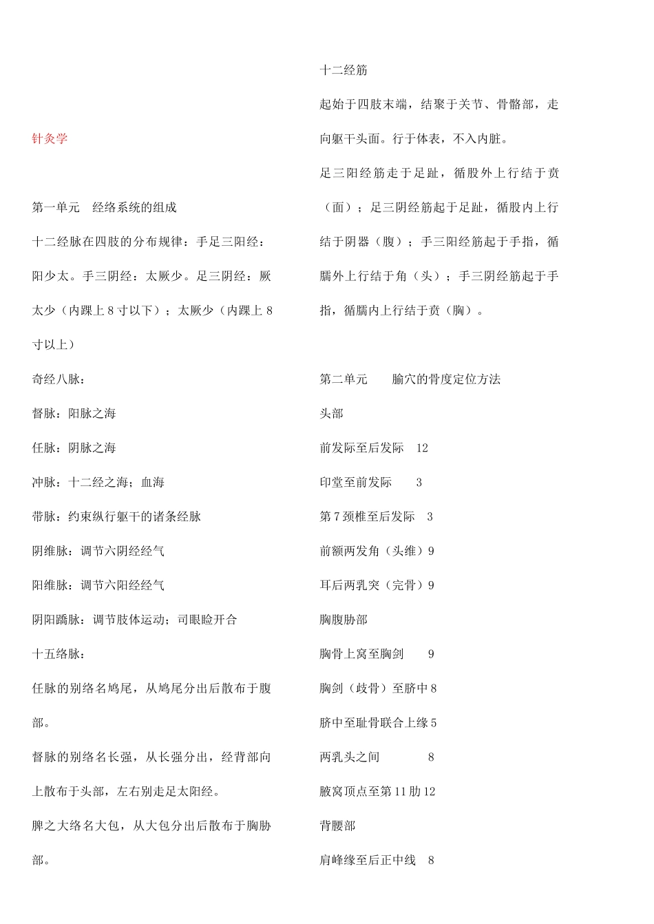 中药方剂针灸中妇中儿中内复习笔记大全_第2页