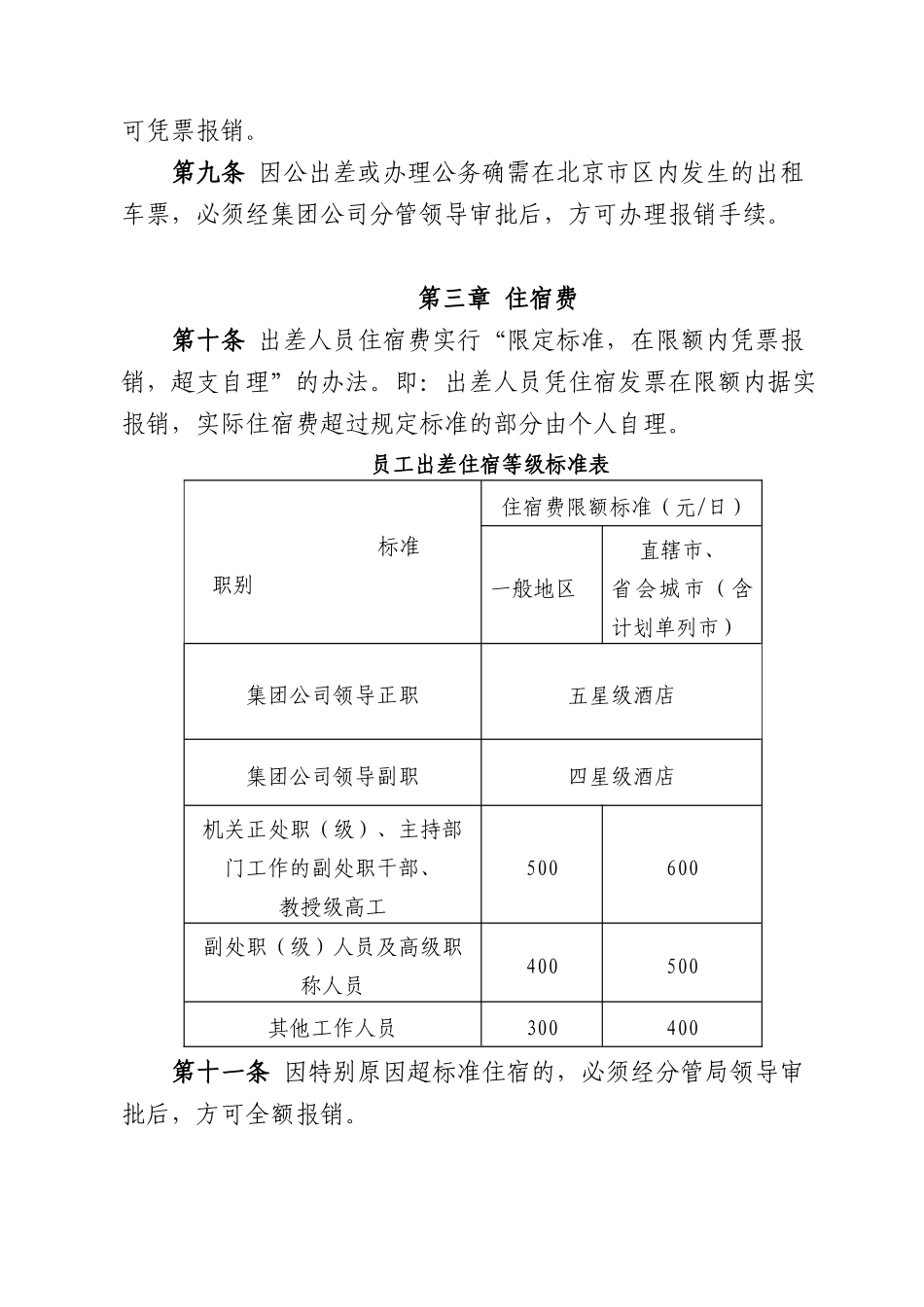 中铁电气化局集团有限公司差旅费管理办法_第3页