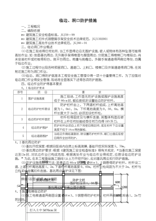 临边洞口防护专项要求措施