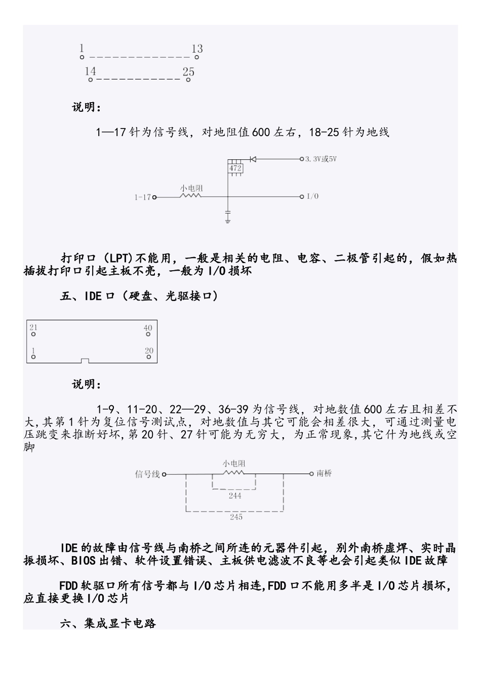 主板上各接口的对地阻值_第3页