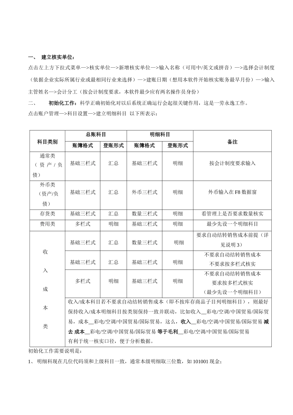 久久系列会计核算软件简易操作作业流程_第2页