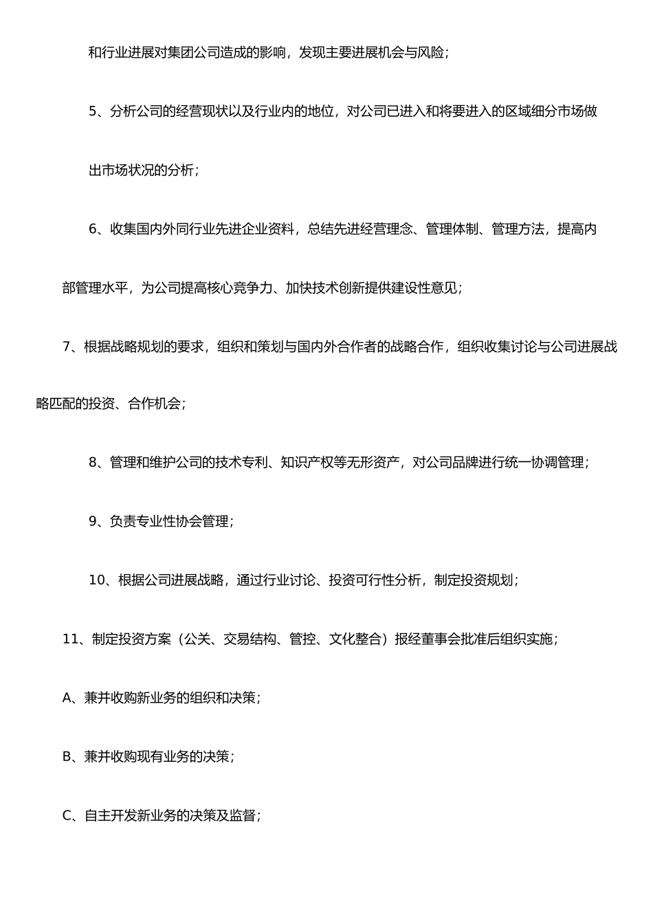 二、战略发展部岗位说明书_第2页