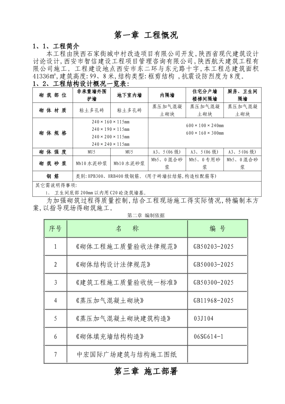 二次结构砌筑工程施工方案_第2页