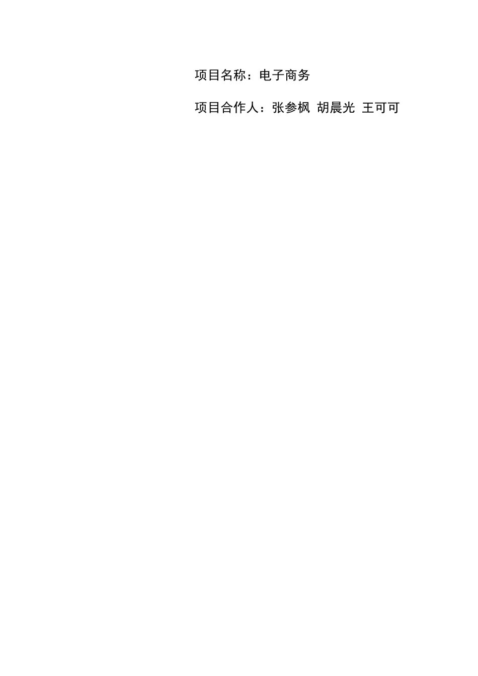 互联网创业综合项目专业策划书_第2页